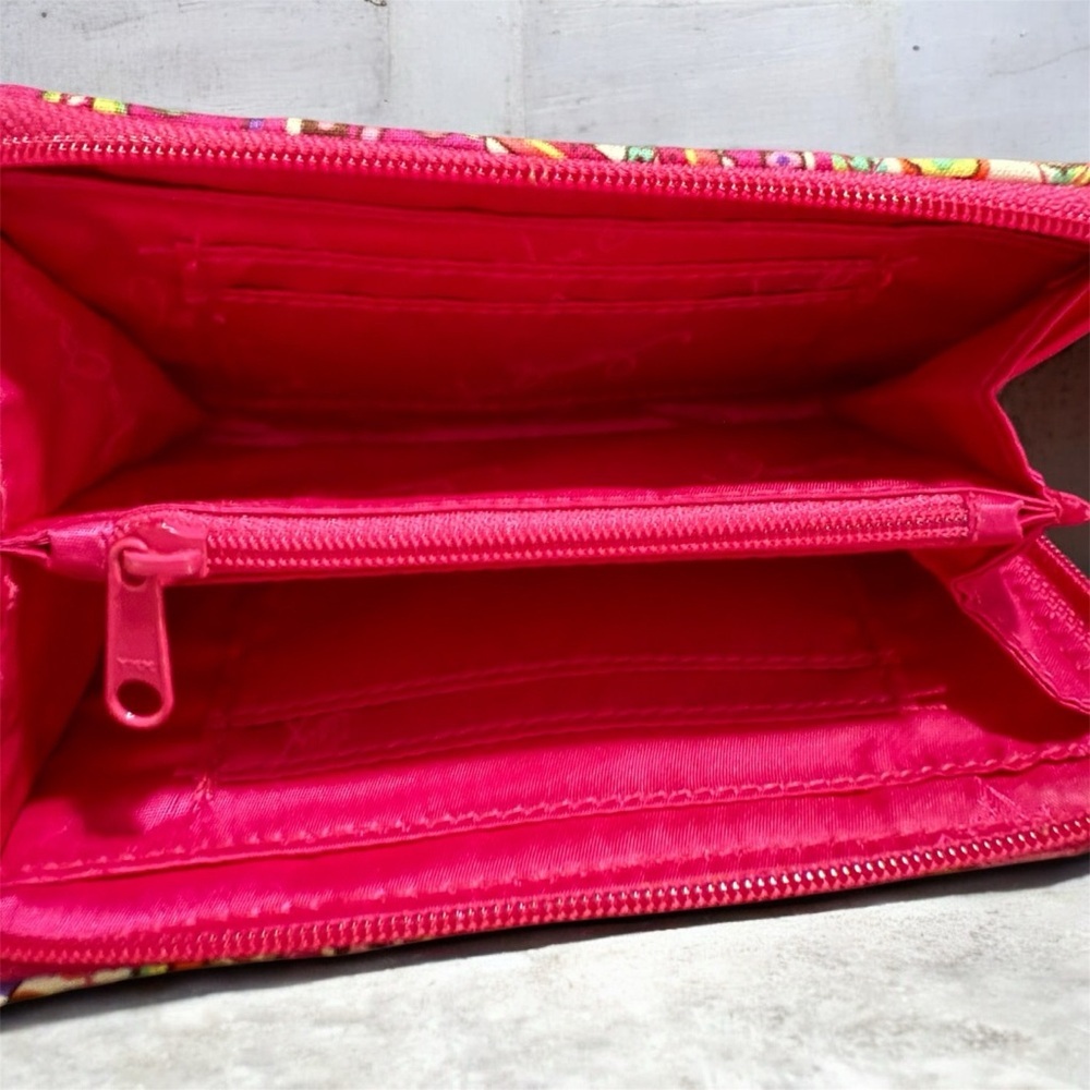 Vera Bradley Floral Quilted Wristlet Wallet Pink - Picture 6 of 6